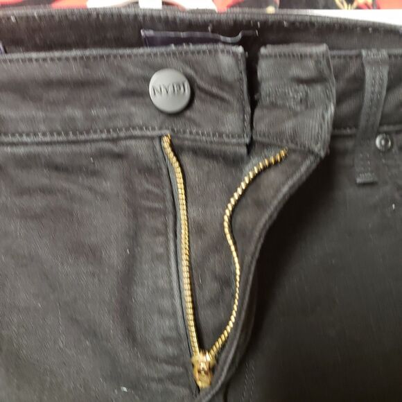 NYDJ Barbara Bootcut Jeans Women's 12 Black Lift Tuck Technology Stretch PO-G - Picture 4 of 15